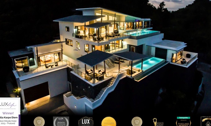 Lamai Villa | Karpe Diem: Twin Infinity Swimming Pools