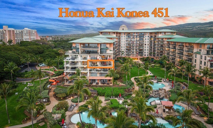Honokowai Condo | KBM Resorts | Spacious Ocean View 6-Bedroom Honua Kai Collection | Multi Unit Listing | Same Floor | 2 Free Rental Cars! HKK-450/51