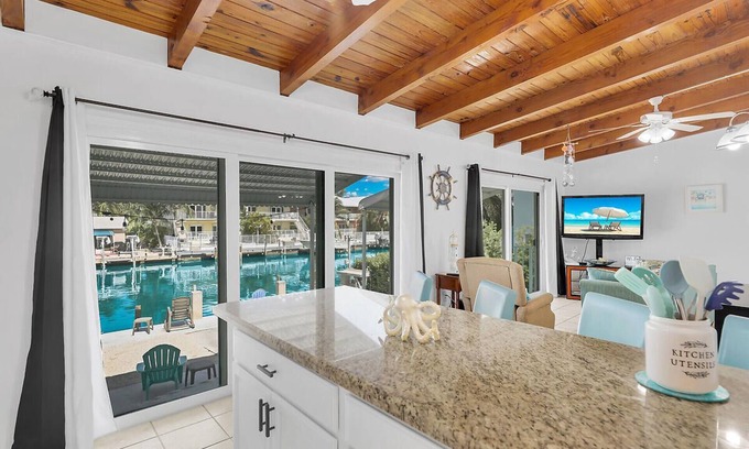Key Colony Beach House | Key Colony Beach a house with a Dock