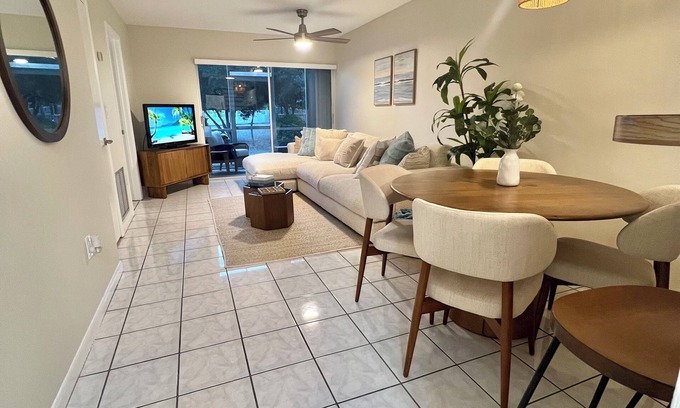 Rock Harbor Condo | Key Largo 2/2 Condo - Ground Floor Unit Steps from the Pool in Gated Community