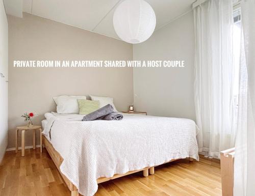 Leppavaara House | King-size bed private room in shared apartment near Sello