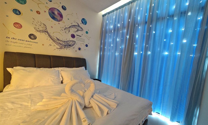 Downtown Kota Kinabalu Condo | Kota Kinabalu The Shore Center Of KK Cityview 3-4pax