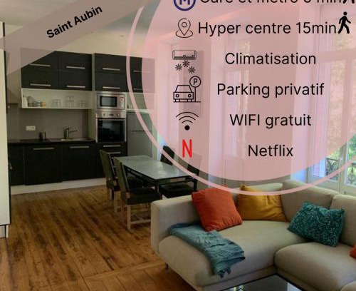 Saint - Aubin - Dupuy Apartment | L'Élégance du Midi - climatisation réversible