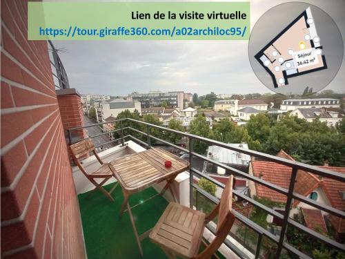 Argenteuil Apartment | l'Aigle Royal de Paris, Gare, parking et terrasse