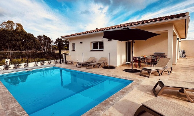 Prunelli-di-Fiumorbo House | L'ALBA SERENA NEW HOUSE 100m2 WITH PRIVATE SWIMMING POOL