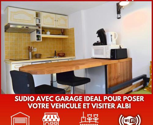 Albi Apartment | L'atelier de Papy d'Albi - Parking - Centre Albi accessible à pied