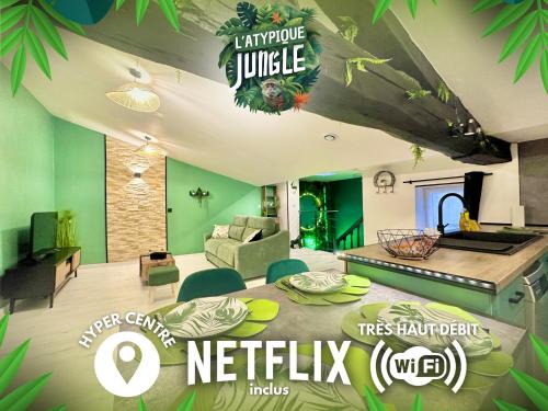 Rochefort Apartment | l'Atypique Jungle - Hyper Centre - Refait à neuf