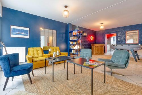 Saint-Nazaire House | L'Escale Maison Bleue proche chantiers atlantique