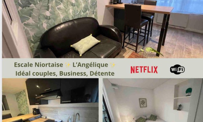 Centre Ville Apartment | L'escale Niortaise - L'angélique - 10mn gare SNCF, 5 mn hyper centre