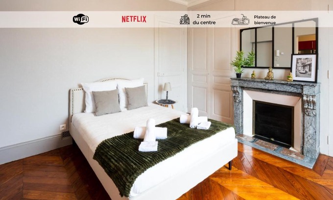 Evreux Apartment | L'haussmannien, hyper centre 2 min à pied