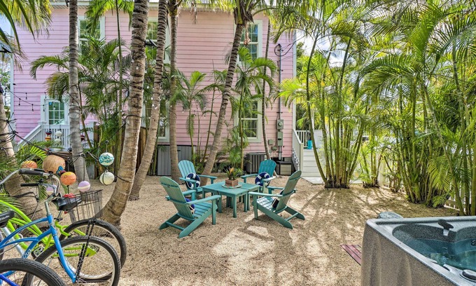 Old Town House | LA CASA ROSADA ~ Perfectly Located 2 BR, 2.5 Ba Home w/Private Hot Tub!