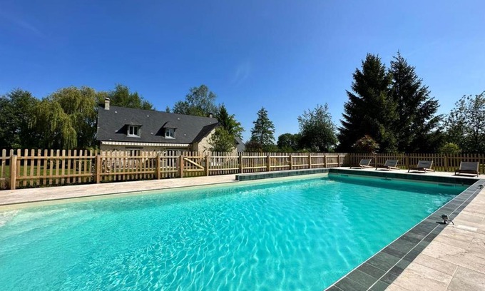 Saint-Etienne-la-Thillaye House | La Cavalière - 6 Chambres Piscine - St Étienne-La-Thillaye