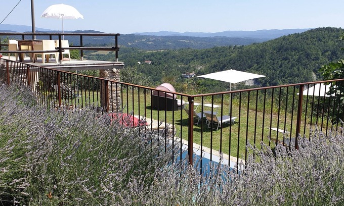 Merana Other | La Ginestra studio apartment with a view of Merana's medieval tower