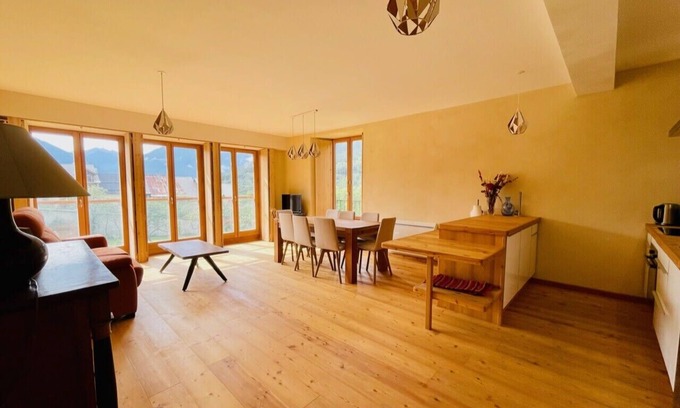 Forville Apartment | "La Gloriette" View On The Mountains