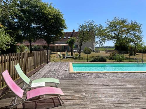 Flere-la-Riviere Villa | La Maison de Maître, Loire Gîte