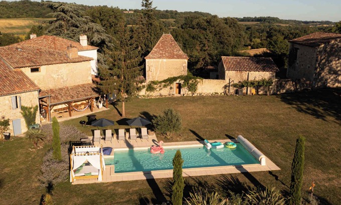 Saint-Clar Cottage | La Palombiere cottage and ecolodges nature swimming pool and spa