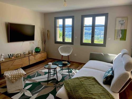 Les Grangettes Apartment | La Parenthèse vue lac