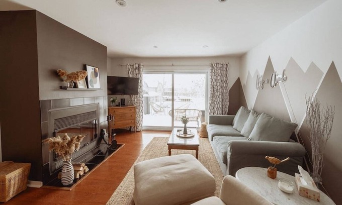 Magog Condo | La Place du Village - Two Story Condo
