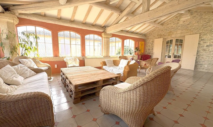 Garrigues House | La Roumanières - Farmhouse-type village house