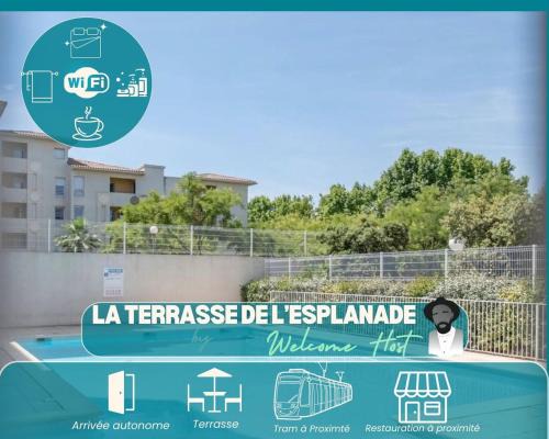 Celleneuve Apartment | La Terrasse de L’esplanade, confort & terrasse