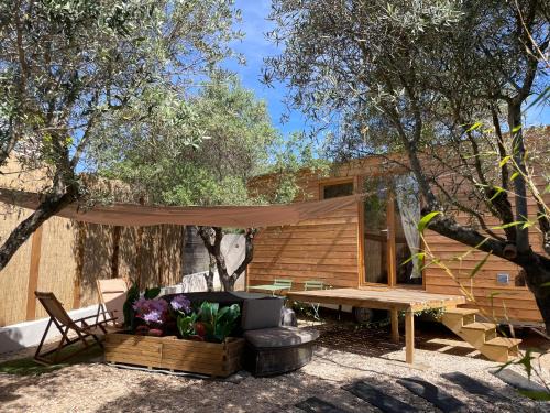 Mouries Apartment | La Tiny House des Oliviers et son jacuzzi