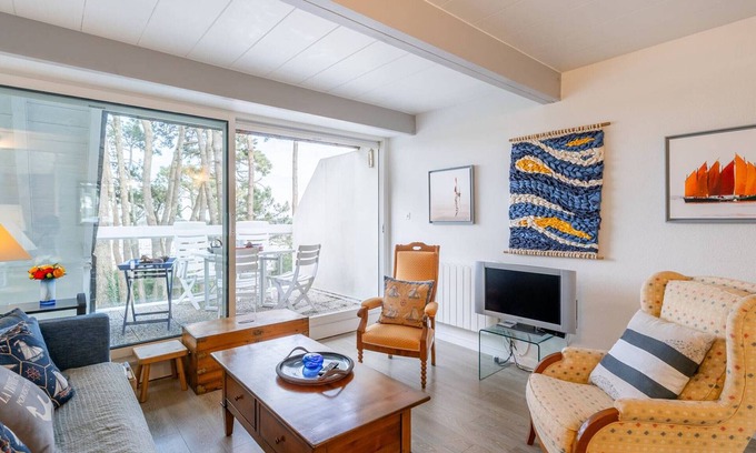 La Trinite-sur-Mer Apartment | La Trinité-sur-Mer, 3-room duplex, 4 pers, balcony, parking, near beaches