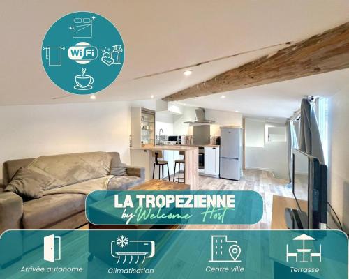Saint-Genies-de-Malgoires Apartment | La Tropézienne, charme et confort au coeur du Gard