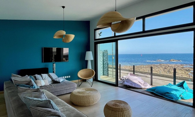 Morbihan House | La Vie en Bleu-Vue mer-Face château-Wifi- Parking