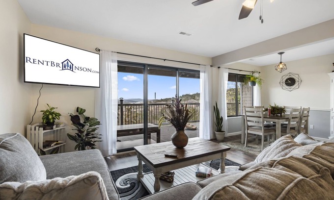 Indian Point Condo | Labor Day Open! Modern Condo, Private Deck, Stunning Views, Near SDC with Free Tickets!
