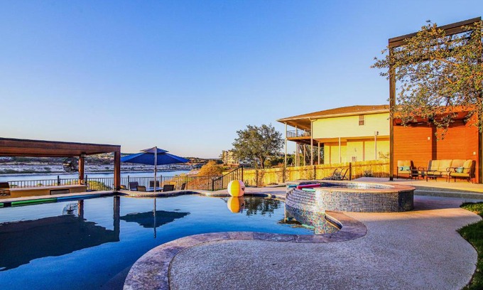 Highland Lake Estates House | Lago Vista Home with Private Pool and Sport Court!