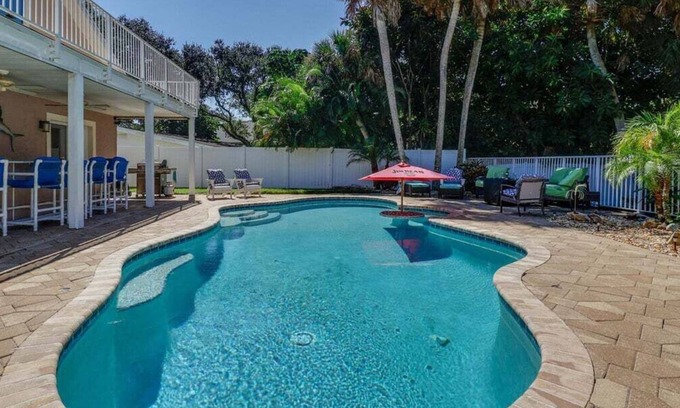 Historic District House | Lagoon-Side 4BR Home w/Pool, Hot Tub & More