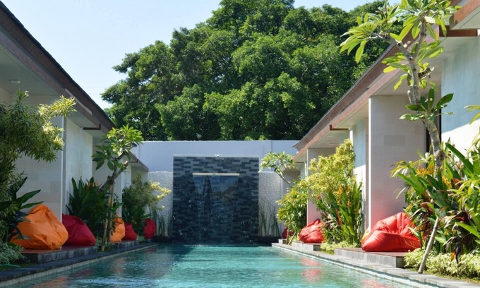 By Pass Ngurah Rai Villa | Lagoon Villa direct Pool Access 5 mins ride to Jimbaran Beach #9