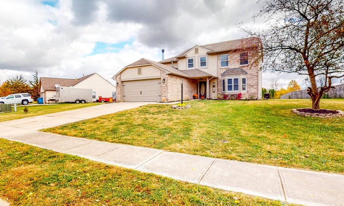 Indianapolis House | Laid-back, dog-friendly Indy home with patio & firepit - easy highway access