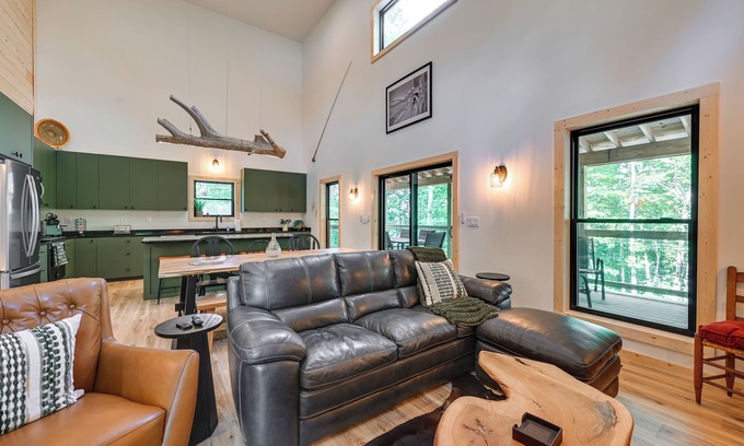 Monticello House | Lake & Boat Launch Access: Modern Monticello Home