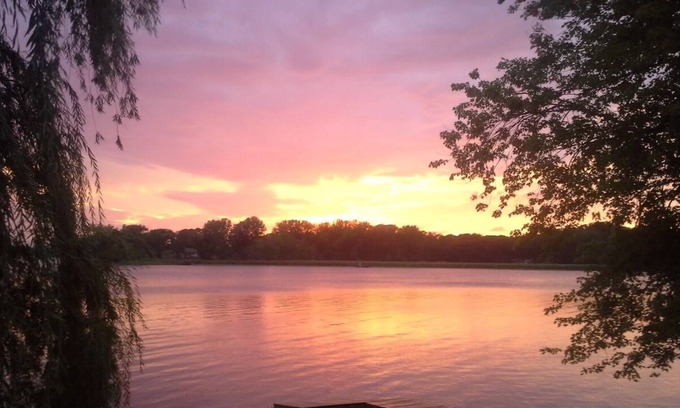 White Bear Lake House | Lake Front- dock access, kayaks, deck and grill available to use. near downtown