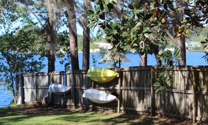 Interlachen House | Lake front house w/hot tub, fire pit, kayaks and lake access