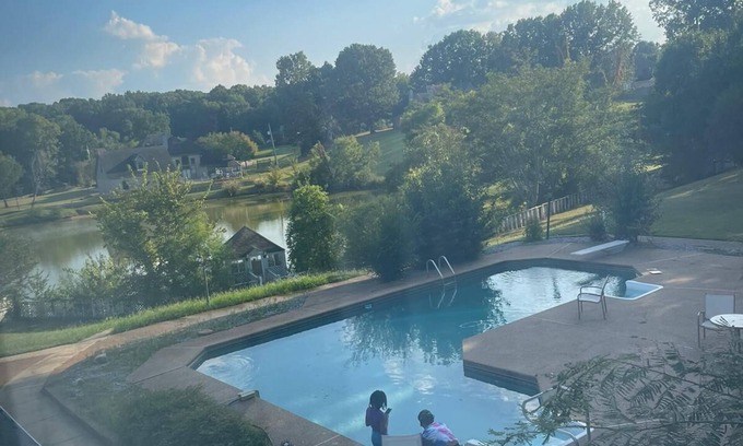 Southaven House | Lake Front Luxury Mansion with King beds, garden and pool