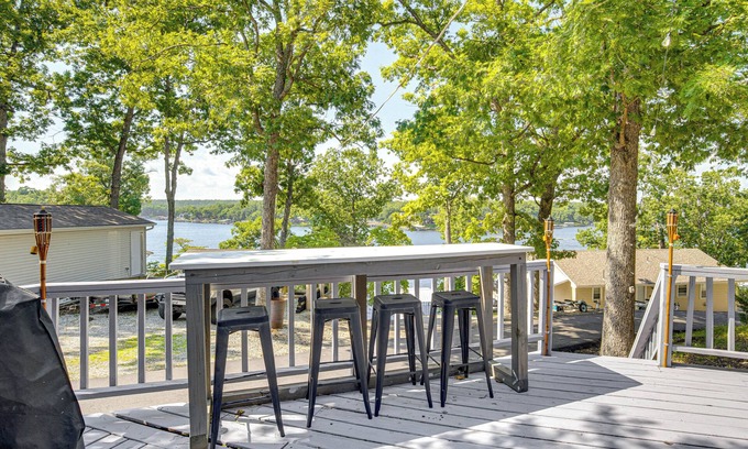 Gravois Mills Cottage | Lake of the Ozarks Retreat w/Dock & Sunset View!