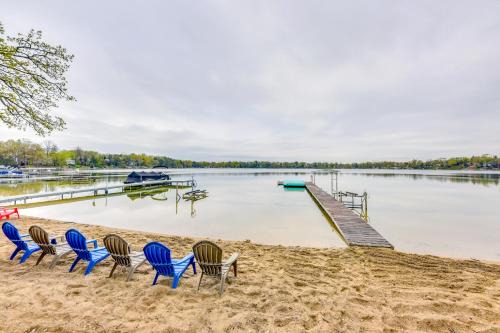 New Munster House | Lakefront Burlington Vacation Rental Dock and Beach