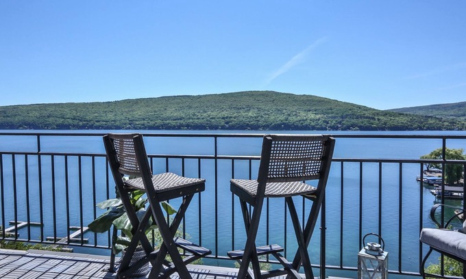 Holcomb House | Lakefront condo retreat on beautiful Canandaigua Lake! Updated, Clean & Spacious