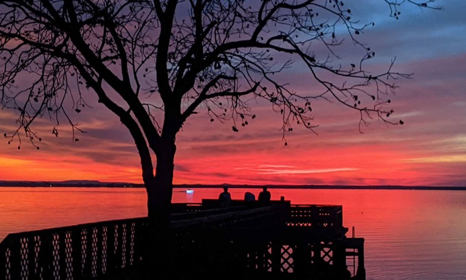 Silver Creek Village House | Lakefront Cottage with Private Dock, Wood-Burning Fireplace and Sunroom