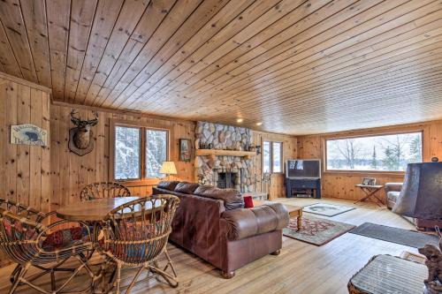 Park Falls House | Lakefront Escape with Fishing Pier and Snowmobiling!