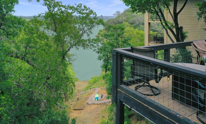 Spicewood House | Lakefront Home: Hot Tub, Boat Slip, and Game Room