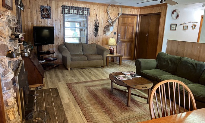 Negreet House | Lakefront Home with Onsite Boat Launch! Great Fishing! Very Relaxing!