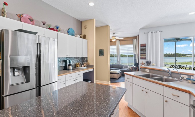 Odessa House | Lakefront Home with Private Pool and Hot Tub
