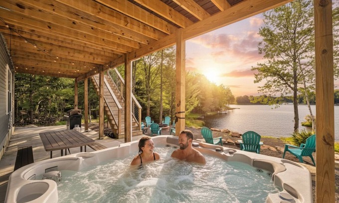 Pocono Lake House | Lakefront Luxury at Sunset Horizon!
