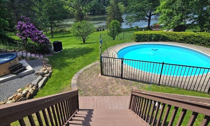 Walton Park House | Lakefront retreat with stellar water views just a short drive from West.