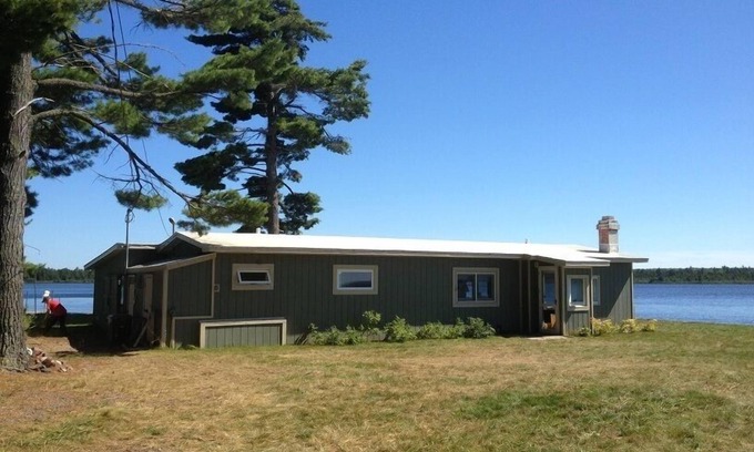 Mohawk Cottage | Lakefront, spectacular views with water on both sides, deep water dock.