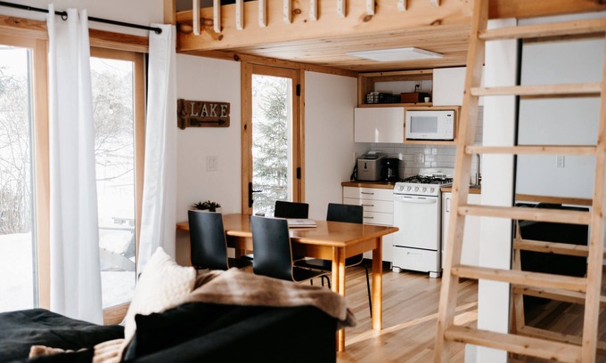 Crosslake Cabin | Lakefront Tiny Cabin on Crosslake w/Brand New Barrel Sauna
