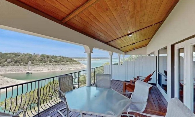 Lago Vista House | Lakeside Chardonnay Haus w/Dock & Incredible Views. Rent as 2BR or 4BR w/Next Door Unit